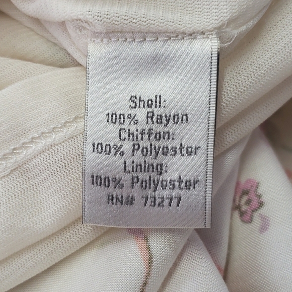 LC Lauren Conrad Floral Pintuck Maxi Dress Women's Size 4 - Picture 11 of 13